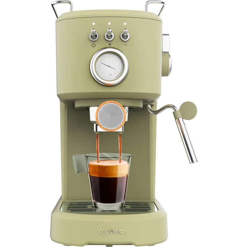 Кавоварка Cecotec Cumbia Power Espresso 20 Retro Green (CCTC-01723) Europe