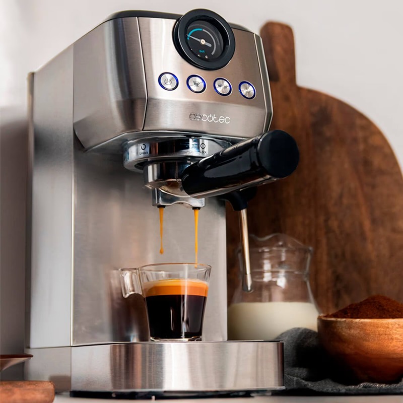 Кавоварка Cecotec Power Espresso 20 Steel Pro CCTC-01984 - фото 1 Кавоварка Cecotec Power Espresso 20 Steel Pro CCTC-01984 - фото 1