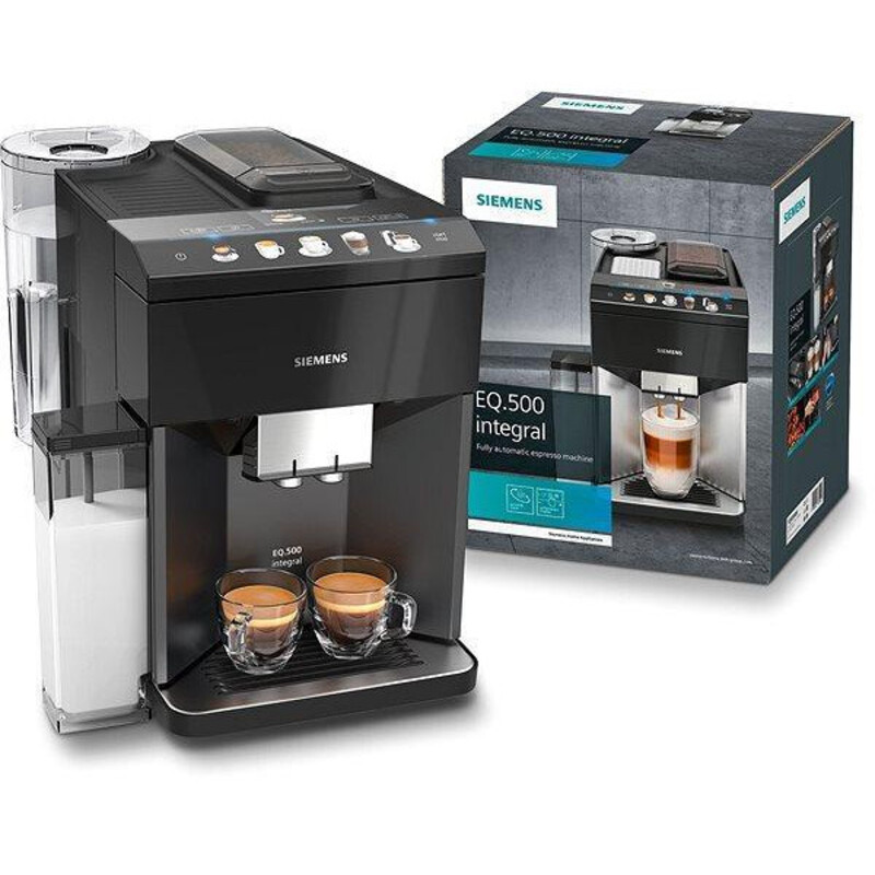 Кавомашина автоматична Siemens EQ.500 Integral Black TQ505R09 - фото 1 Кавомашина автоматична Siemens EQ.500 Integral Black TQ505R09 - фото 1