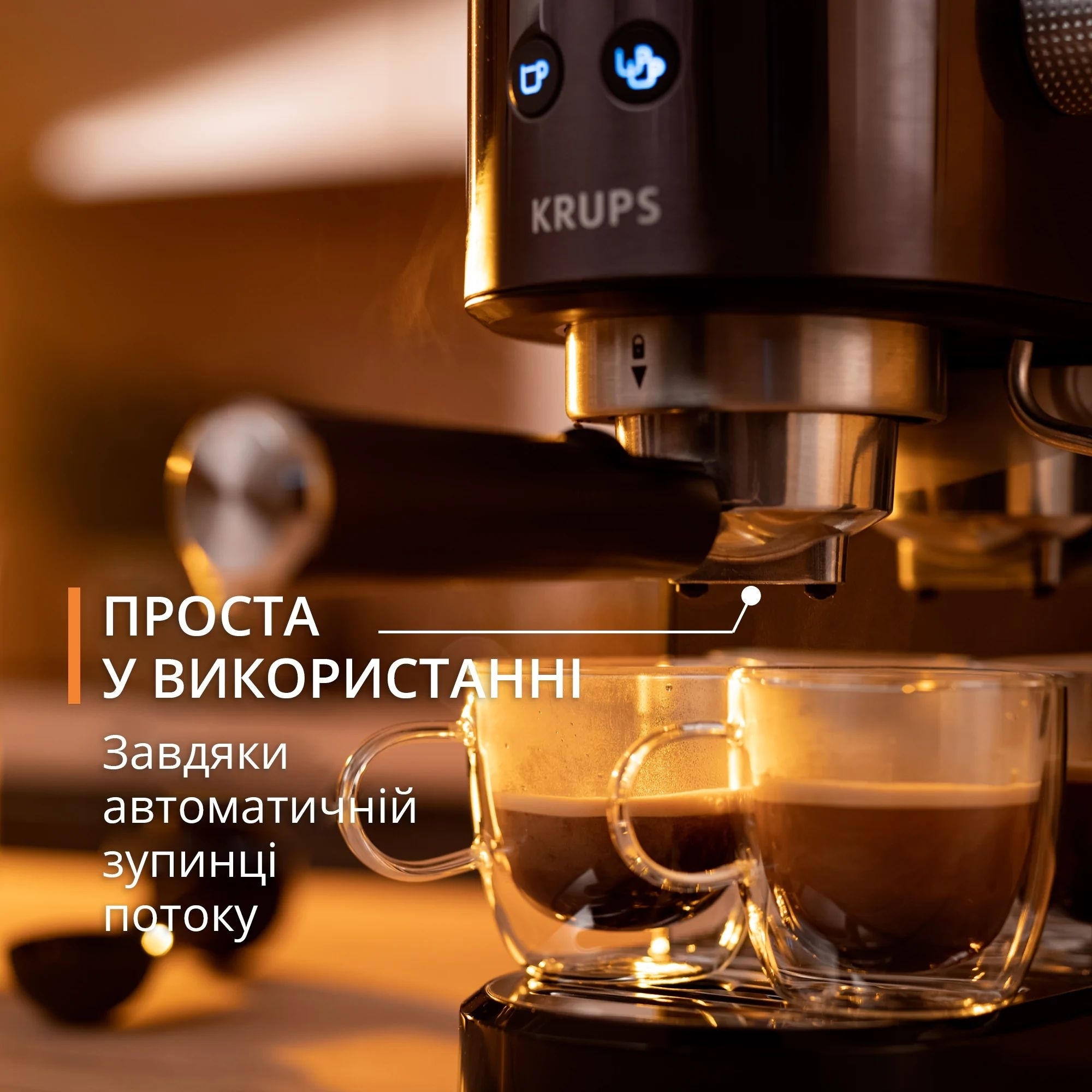Кавоварка ріжкова еспресо Krups Virtuoso+ Pump XP444G10 - фото 10