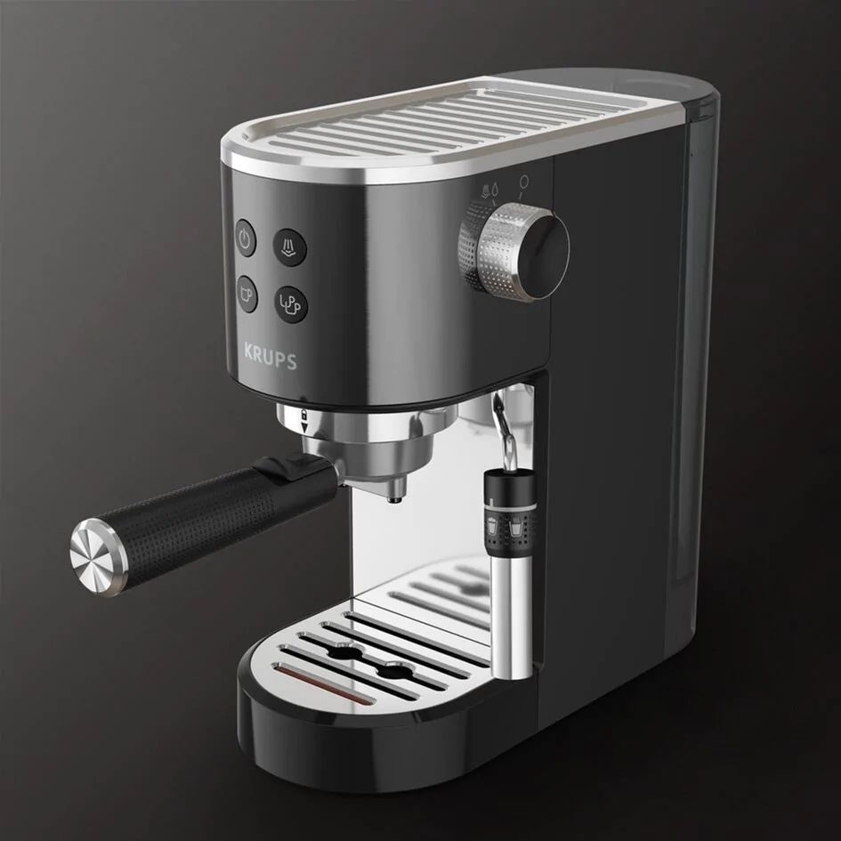 Кавоварка ріжкова еспресо Krups Virtuoso+ Pump XP444G10 - фото 3