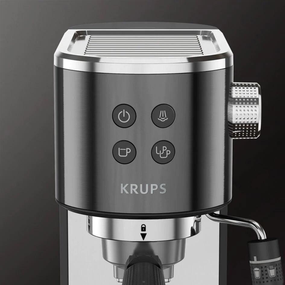 Кавоварка ріжкова еспресо Krups Virtuoso+ Pump XP444G10 - фото 4