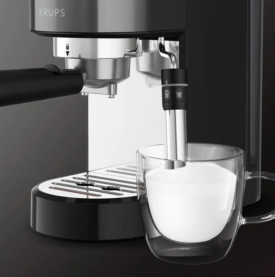 Кавоварка ріжкова еспресо Krups Virtuoso+ Pump XP444G10 - фото 6