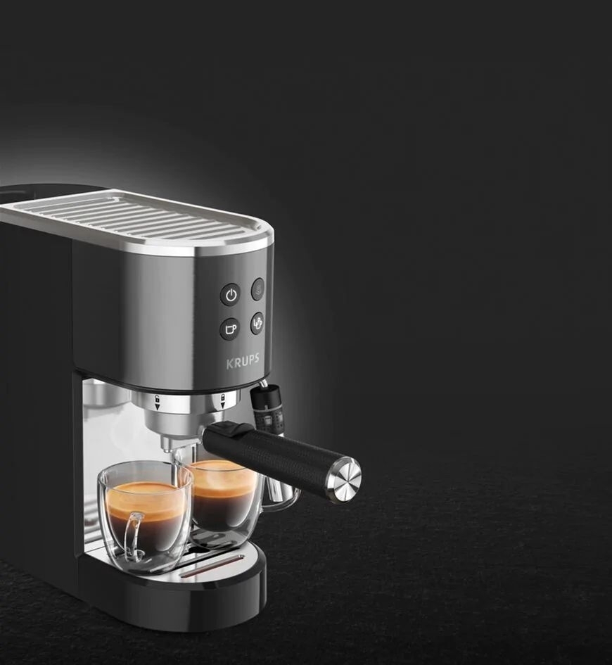 Кавоварка ріжкова еспресо Krups Virtuoso+ Pump XP444G10 - фото 7