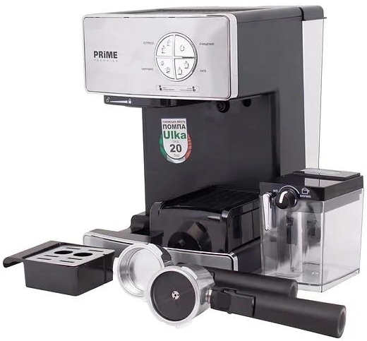 Кавоварка ріжкова еспресо Prime Technics Paco 206 Crema - фото 4