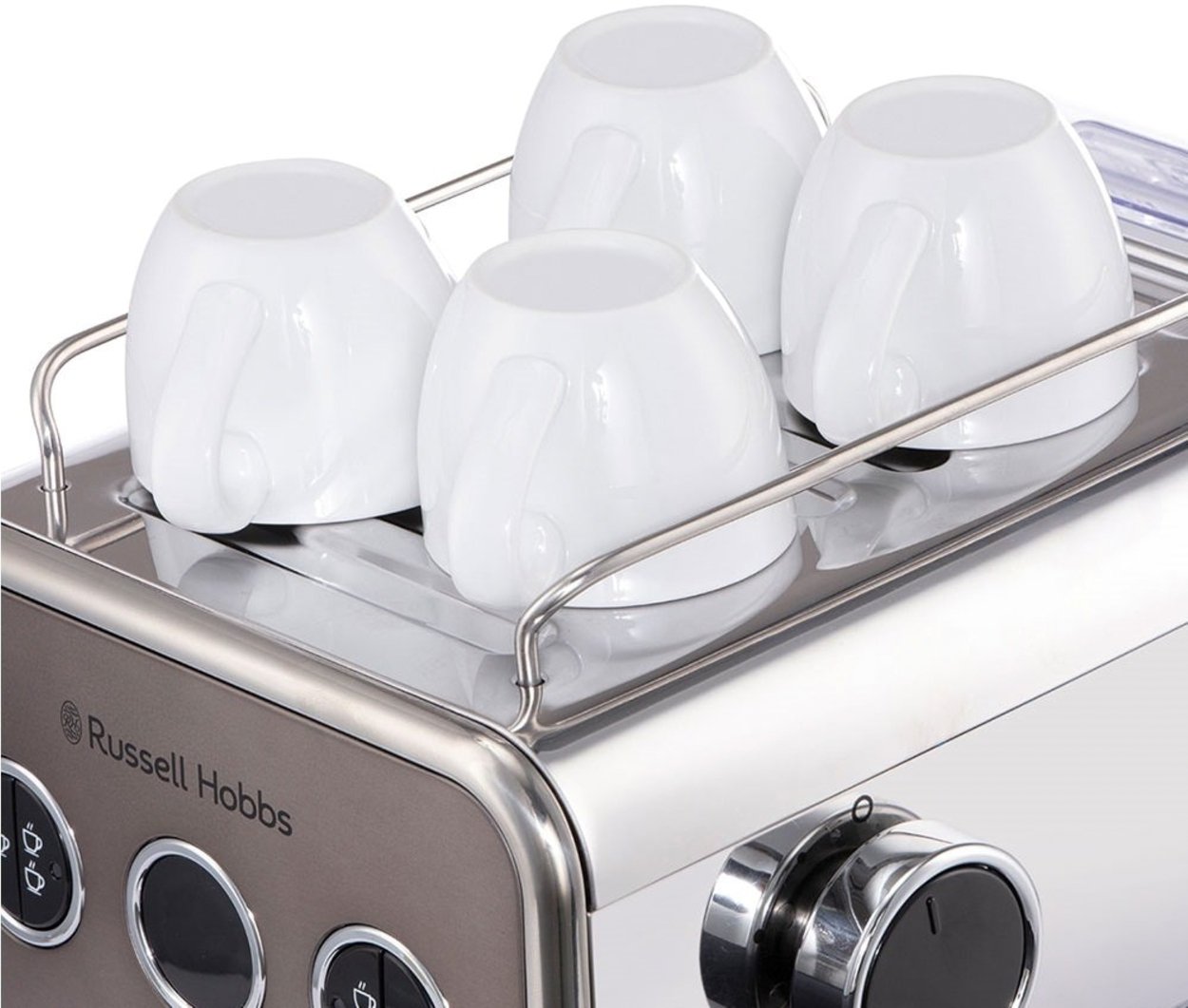Кавоварка ріжкова еспресо Russell Hobbs Distinctions Metallic 26452-56 - фото 6