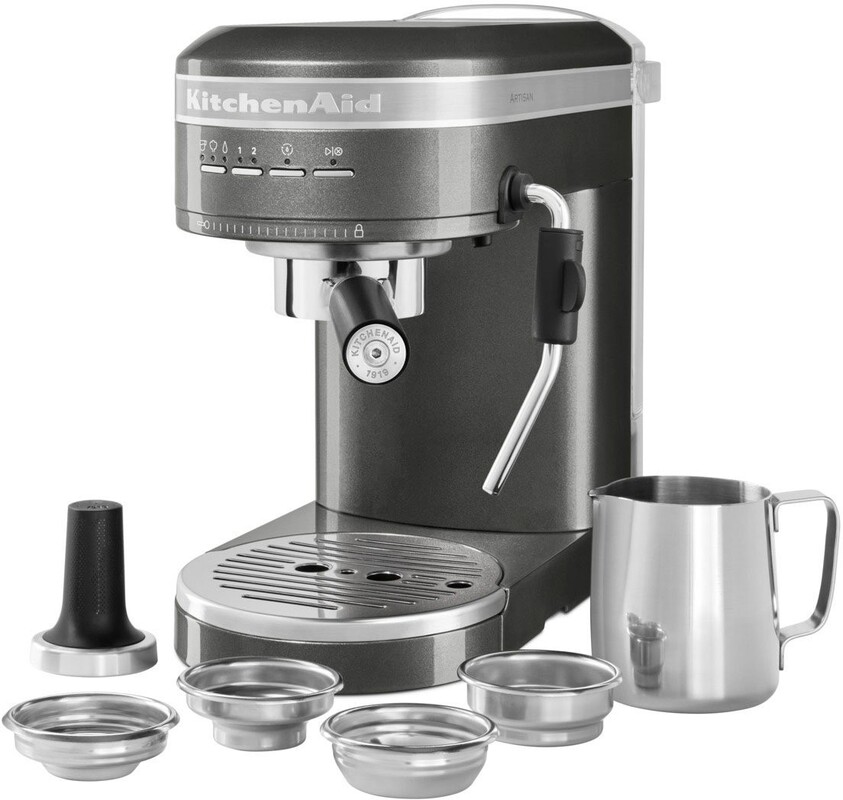 Кавоварка ріжкова KitchenAid 5KES6503EMS - фото 2 Кавоварка ріжкова KitchenAid 5KES6503EMS - фото 2