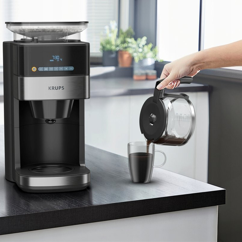 Кавоварка Krups Grind Aroma KM8328 Europe - фото 2