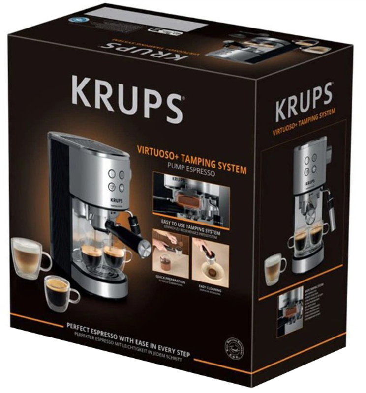 Кавоварка Krups Virtuoso+ XP499EE0 - фото 4 Кавоварка Krups Virtuoso+ XP499EE0 - фото 4