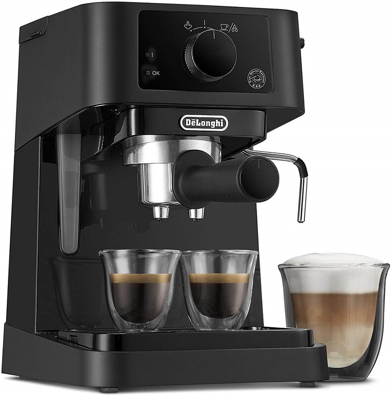 Ріжкова кавоварка еспресо DeLonghi EC 235.BK - фото 1