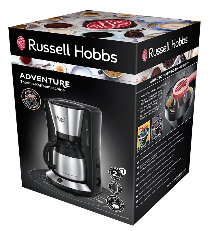 Кофеварка Russell Hobbs Adventure 24020-56 Europe - фото 4 Кофеварка Russell Hobbs Adventure 24020-56 Europe - фото 4