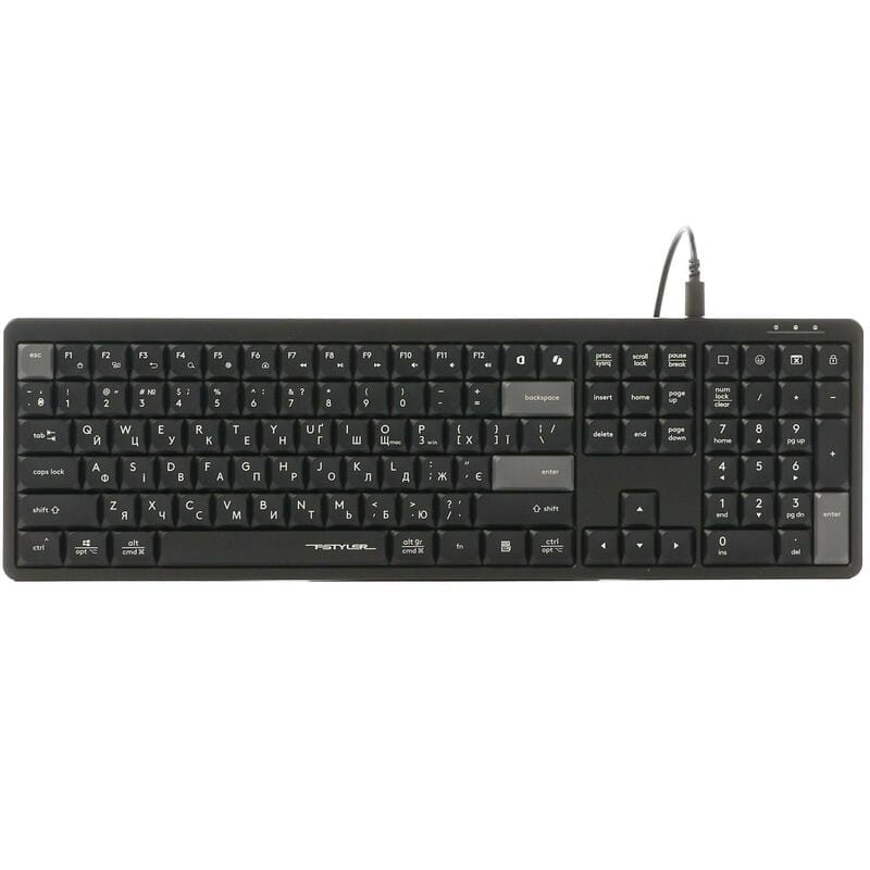 Клавіатура A4Tech FX55 USB UA Black (4711421002417)