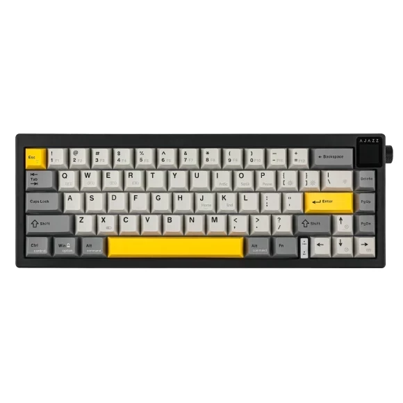 Клавиатура Ajazz AK650 Moon Yellow switches Gray White Yellow (AK650-MY-GWY)