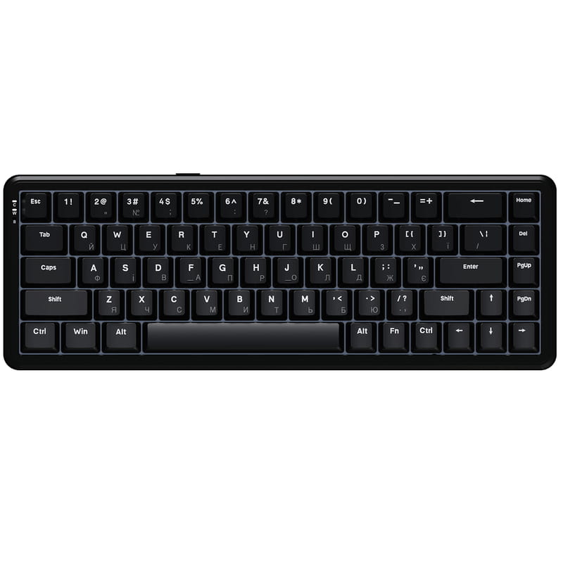 Клавиатура Ajazz AK680 MAX Magnetic Switch-ABS Black Keycaps-RGB -Aluminum Positioning Pl (AK680-WM-B-A)