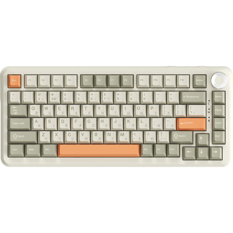 Клавіатура Ajazz AK820 MAX Flying Fish Switch Retro Colour (ak820max-ff-r)