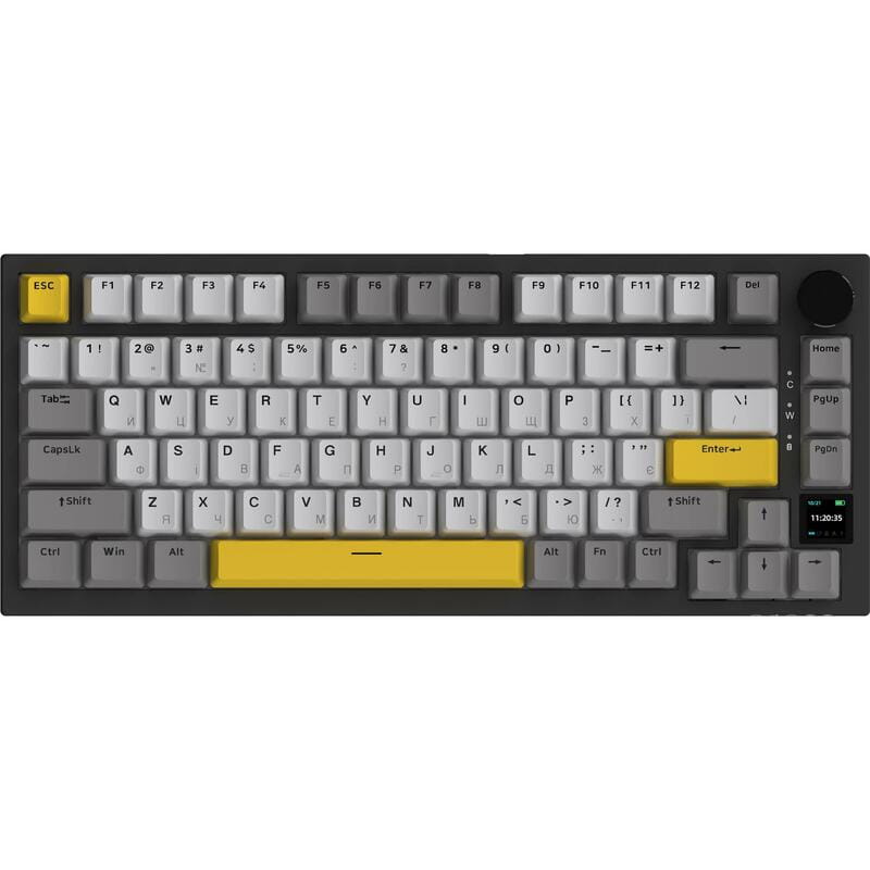 Клавиатура Ajazz AK820 PRO 75% Gift Switch Black RGB  (AK820PRO-G-BGY)