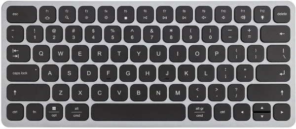 Клавиатура AXAGON HMC-KB 9 in 1 Layout USB Silver/Black (HMC-KB-CRL)