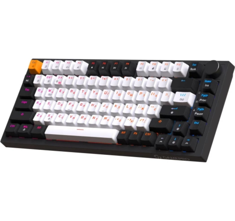 Клавіатура GamePro MK160B (Red) з Hot-Swap RGB Black - фото 1