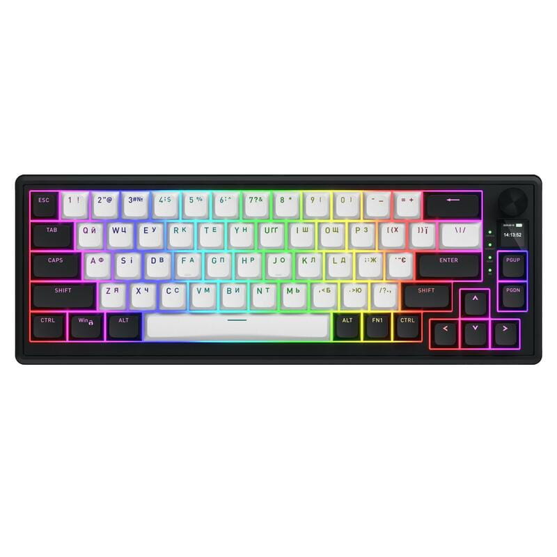 Клавіатура HATOR Skyfall 65 MAG ULTIMA 8K wireless (HTK3860UA) black-white