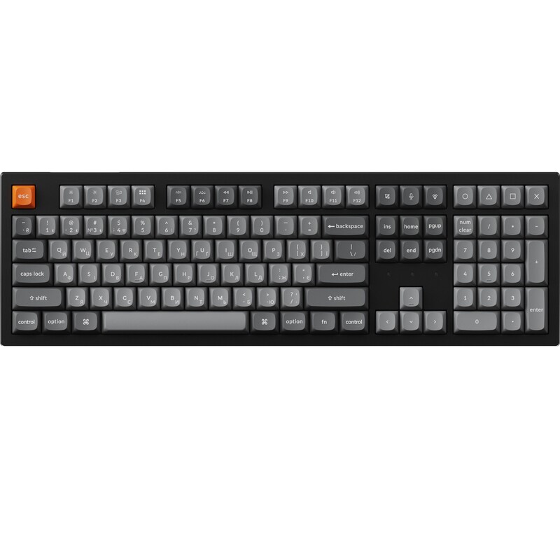 Клавиатура Keychron K10 Max Keychron Super Banana Switch Black RGB (K10M-H4-UA)