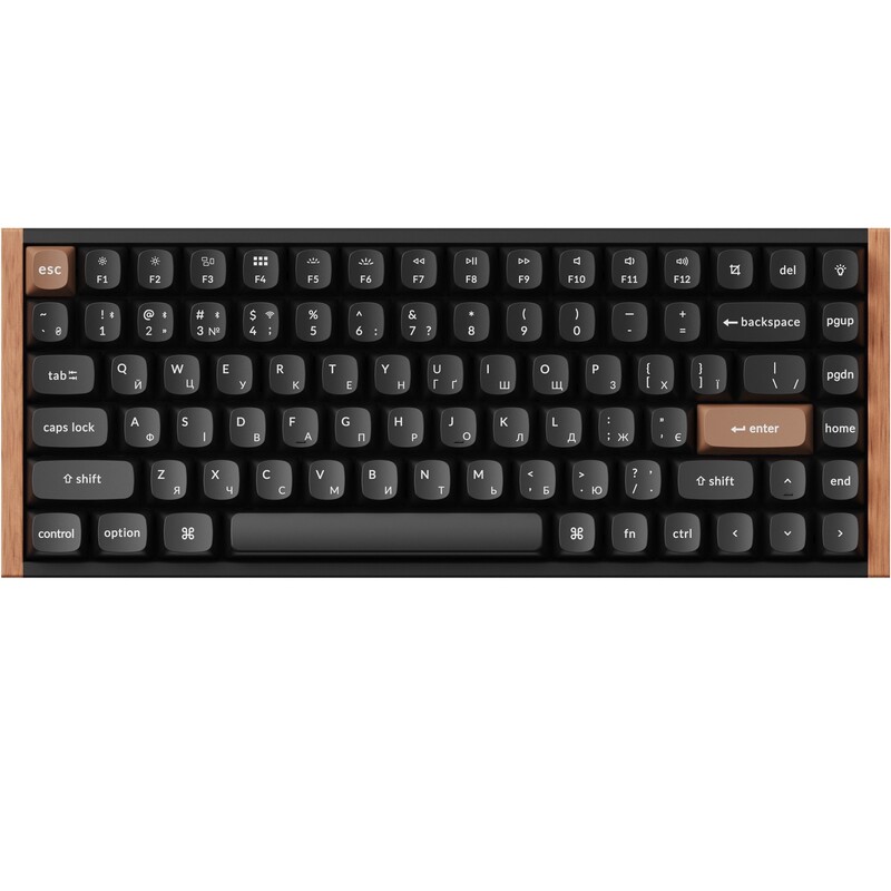 Клавіатура Keychron K2 HE Magnetic Switch Black RGB (K2H-F1-UA)