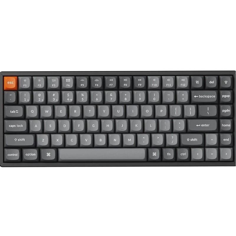Клавиатура Keychron K2 Max 84Key, K Super Brown, WL/BT/USB-A, Hot-Swap, QMK, EN/UKR, RGB, Black (K2M-J3-UA)