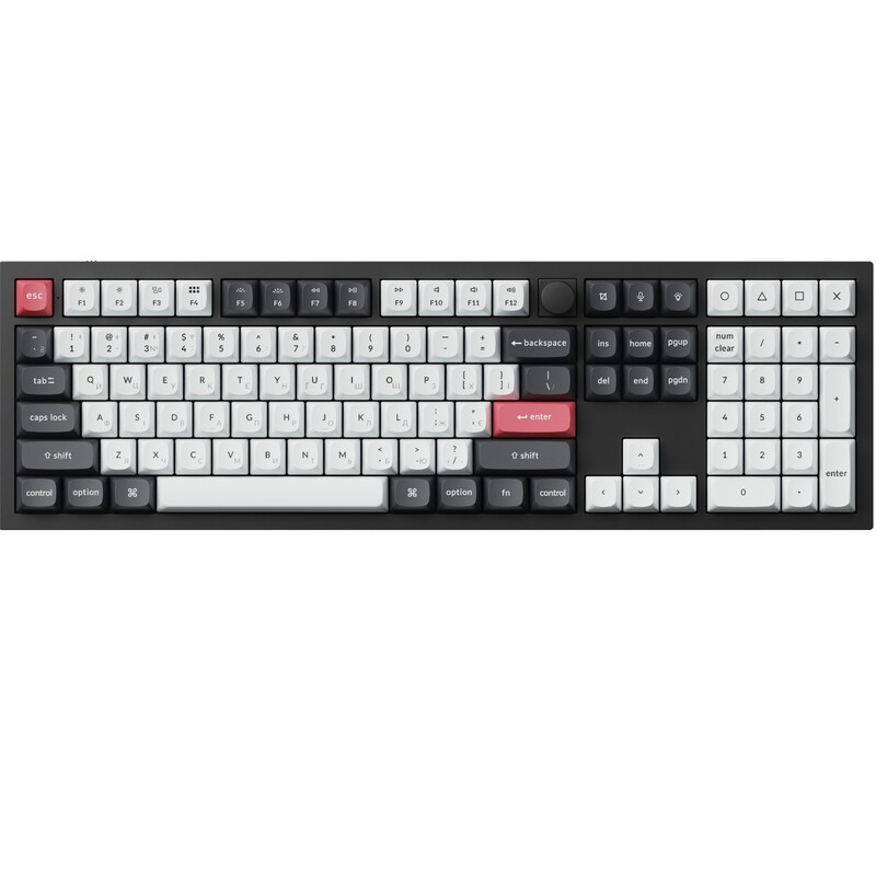 Клавіатура Keychron Q6 HE Magnetic Switch Black RGB (Q6H-M1-UA)