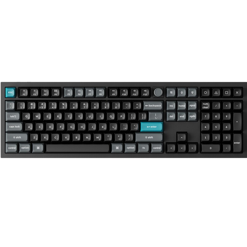 Клавіатура Keychron Q6 Ultra Red Switch Black RGB (Q6U-M1-UA)