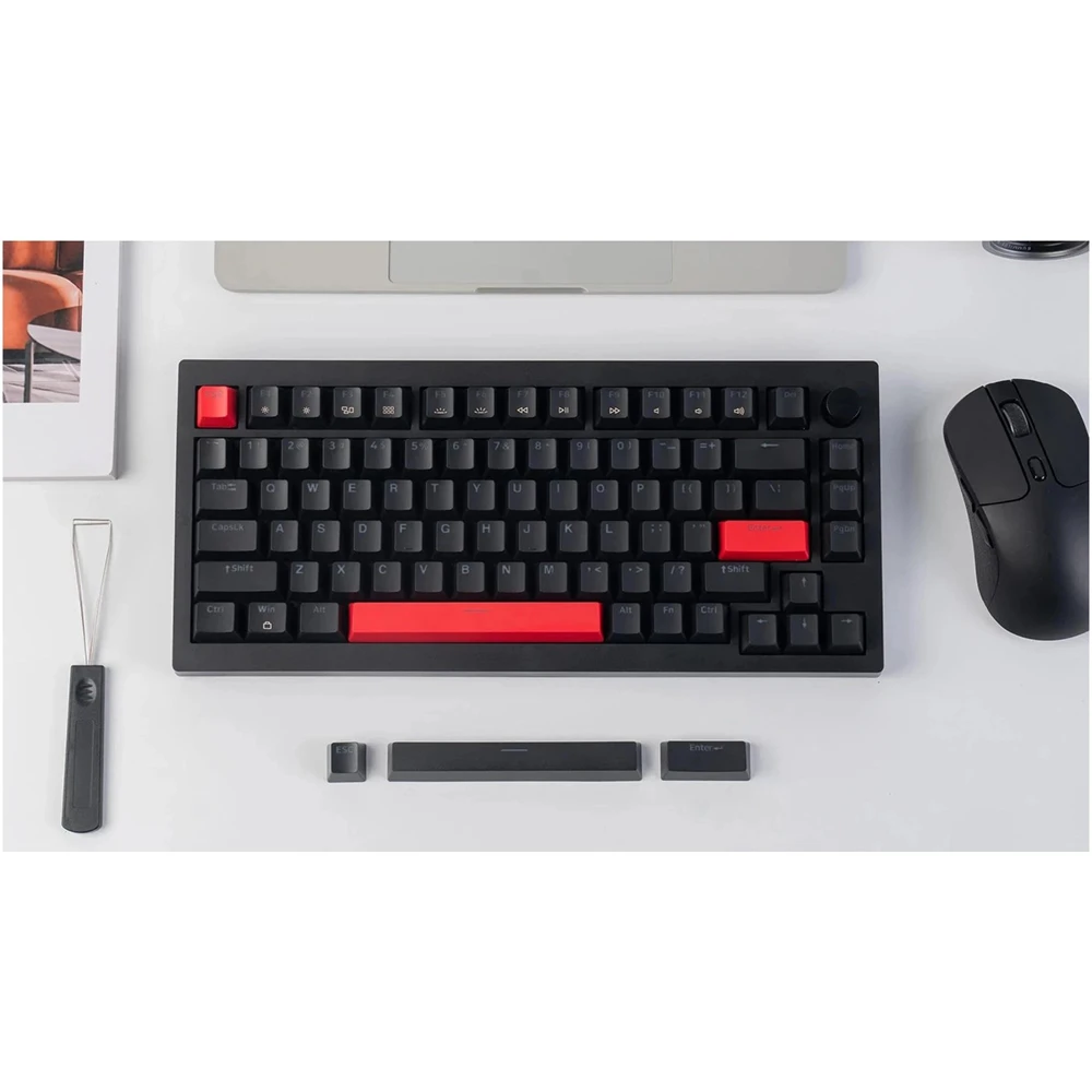 Клавіатура Lemokey X4 84Key Keychron Red QMK/VIA Black (X4-H1-UA) - фото 1 Клавіатура Lemokey X4 84Key Keychron Red QMK/VIA Black (X4-H1-UA) - фото 1