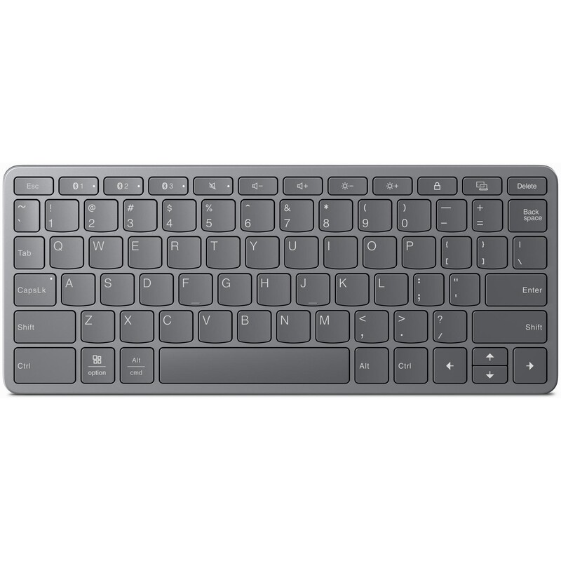 Клавиатура Lenovo Multi-Device Bluetooth/USB UA Grey (ZG38C05806)