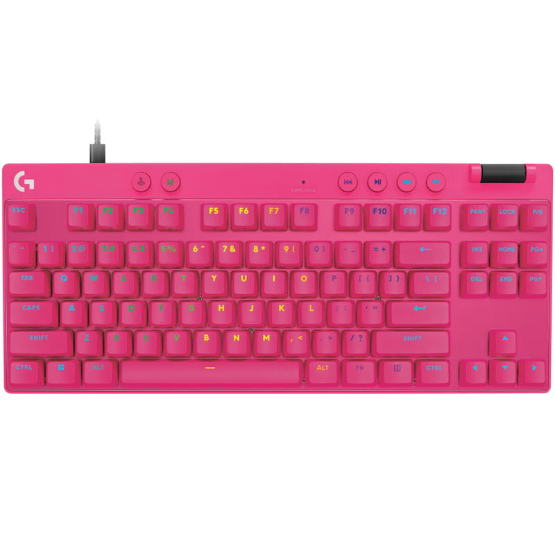 Клавіатура Logitech G PRO X TKL RAPID Magenta (920-013253)