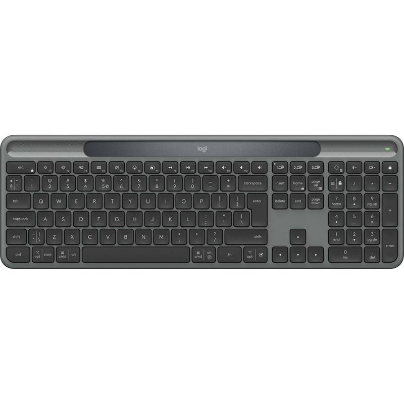 Клавиатура Logitech Slim Solar+ for Business Wireless/Bluetooth Graphite (920-013779)