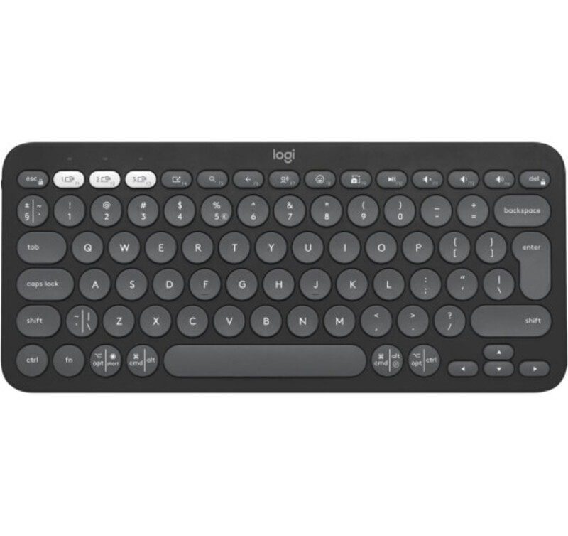 Клавіатура Logitech Pebble Keys 2 K380s Tonal Graphite UA (920-011851)
