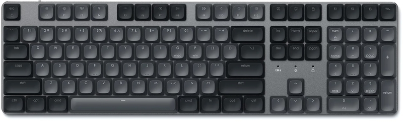 Клавиатура Satechi X3 Slim Mechanical Backlit Bluetooth Keyboard Dark (ST-BTSX3M)