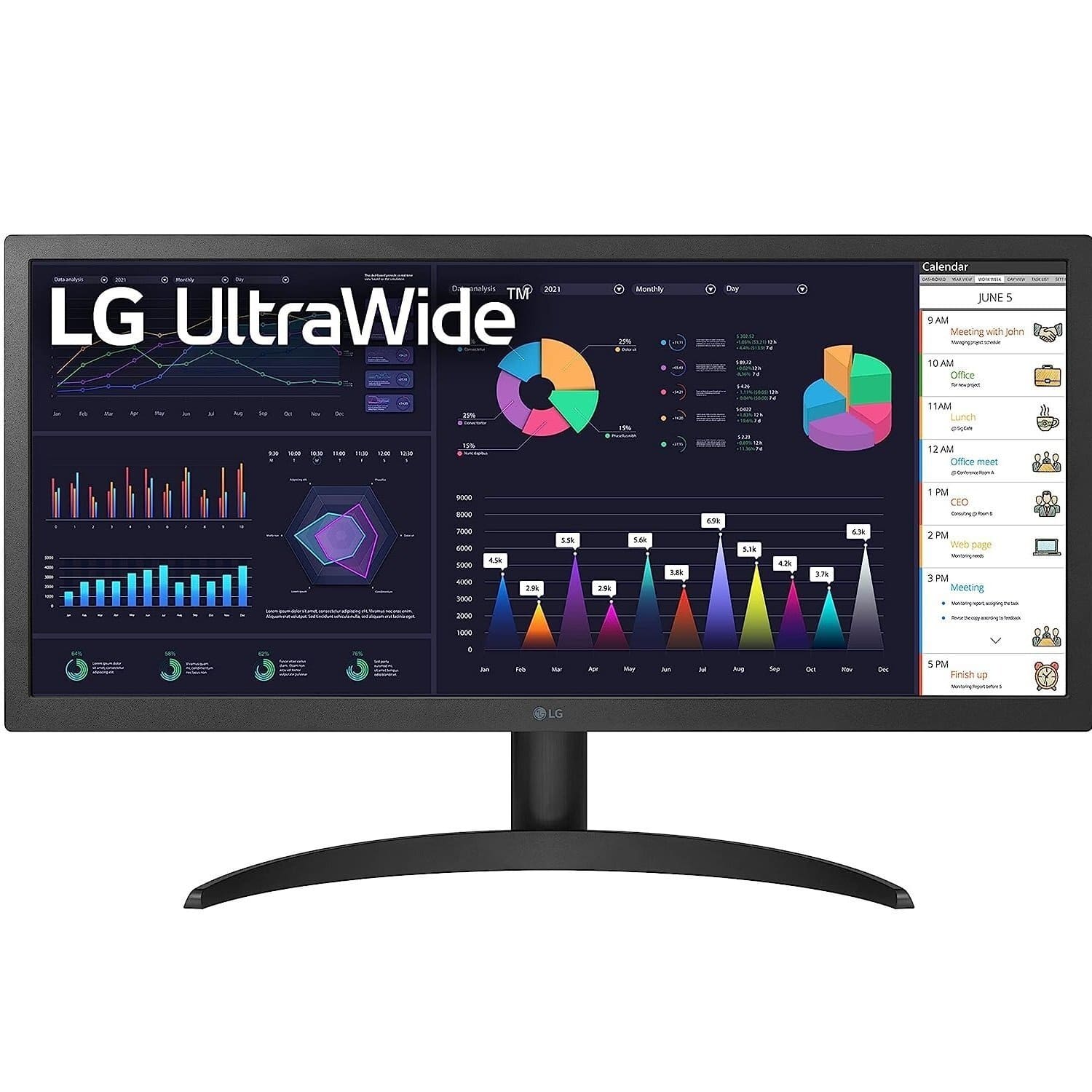 Монитор LG 25.7" 26WQ500-B