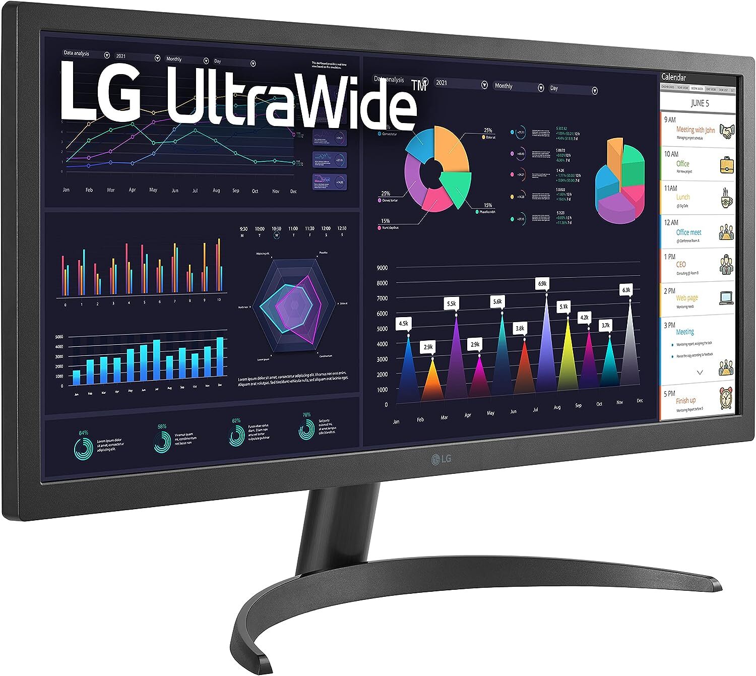 Монитор LG 25.7" 26WQ500-B - фото 1 Монитор LG 25.7" 26WQ500-B - фото 1