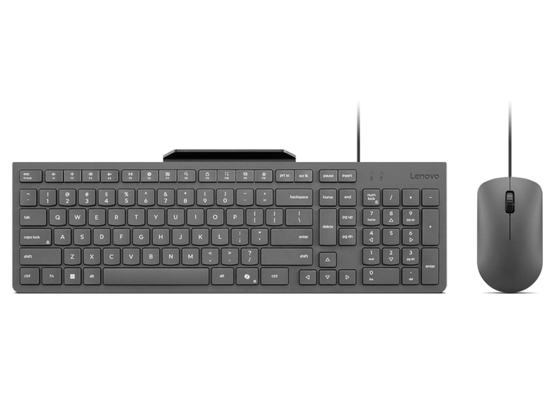 Комплект (клавіатура, миша) Lenovo 310 Combo Wired USB UA Black (GX31R09776)