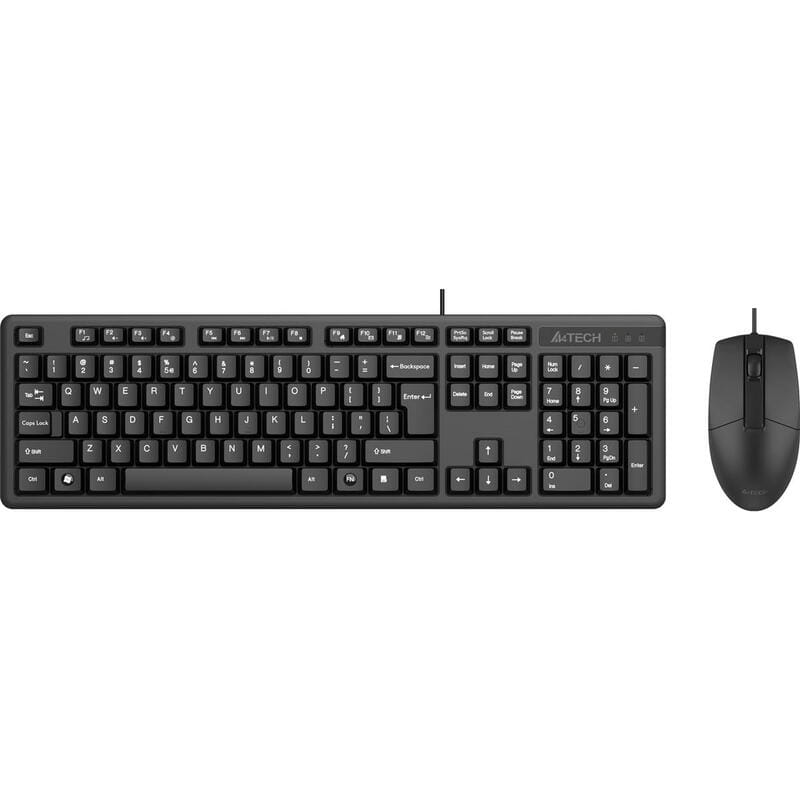 Комплект (клавиатура, мышка) A4Tech KK-3330S USB Black