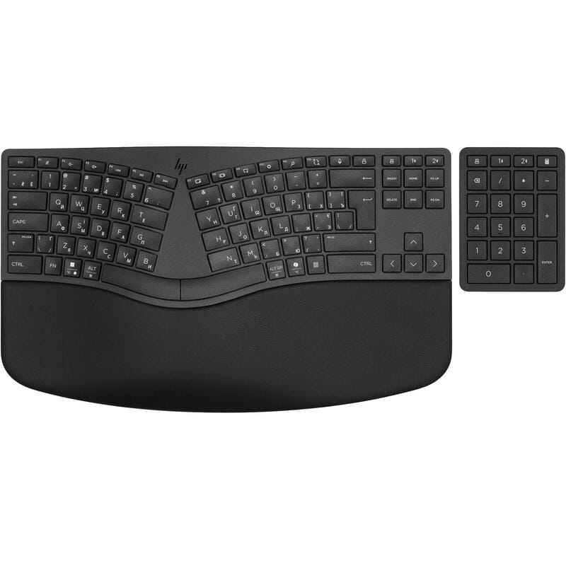 Комплект (клавиатура, Numpad) HP 960 Ergonomic Wireless Black (7E755AA)