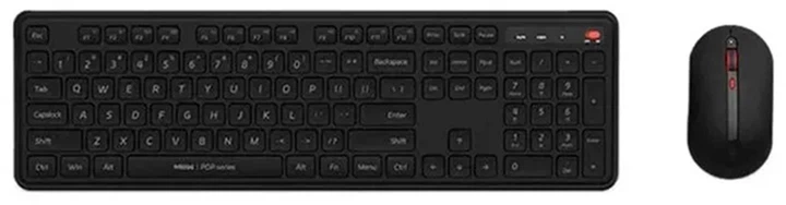 Комплект (клавиатура, мышь) Xiaomi MiiiW Keyboard and Mouse Combo Gen 3 PB03 Wireless UA Black (MW24PB03 Black)