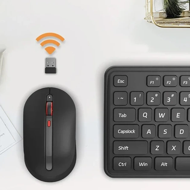 Комплект (клавиатура, мышь) Xiaomi MiiiW Keyboard and Mouse Combo Gen 3 PB03 Wireless UA Black (MW24PB03 Black) - фото 1 Комплект (клавиатура, мышь) Xiaomi MiiiW Keyboard and Mouse Combo Gen 3 PB03 Wireless UA Black (MW24PB03 Black) - фото 1