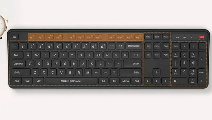 Комплект (клавиатура, мышь) Xiaomi MiiiW Keyboard and Mouse Combo Gen 3 PB03 Wireless UA Black (MW24PB03 Black) - фото 2 Комплект (клавиатура, мышь) Xiaomi MiiiW Keyboard and Mouse Combo Gen 3 PB03 Wireless UA Black (MW24PB03 Black) - фото 2