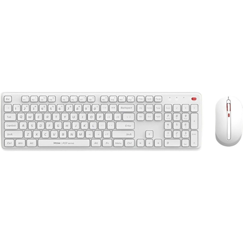 Комплект (клавиатура, мышь) Xiaomi MiiiW Keyboard and Mouse Combo Gen 3 PB03 Wireless UA White (MW24PB03 White)