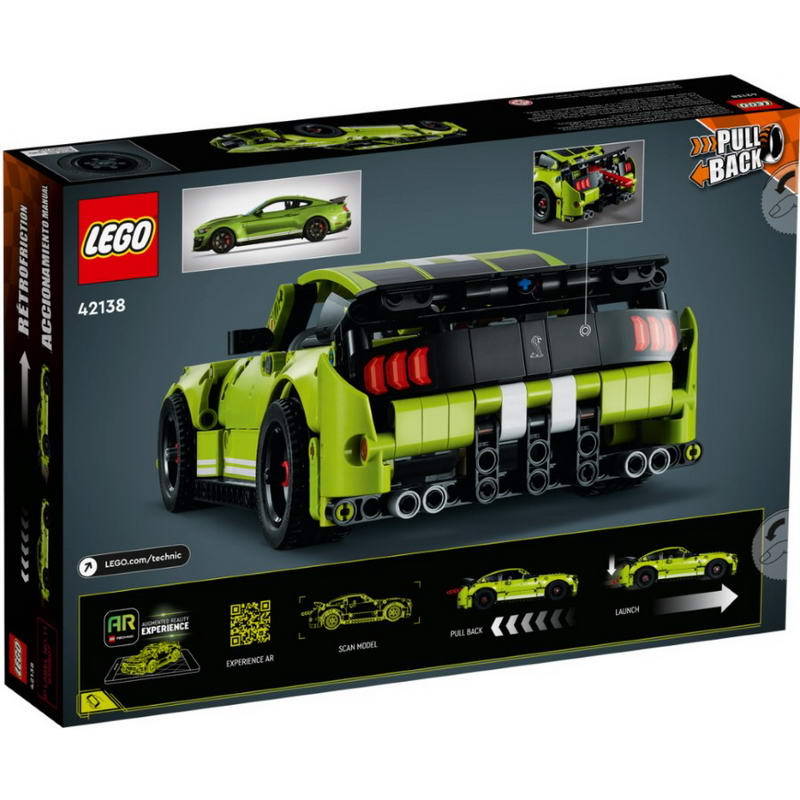 Конструктор Lego Technic Ford Mustang Shelby GT500 (42138) - фото 4 Конструктор Lego Technic Ford Mustang Shelby GT500 (42138) - фото 4