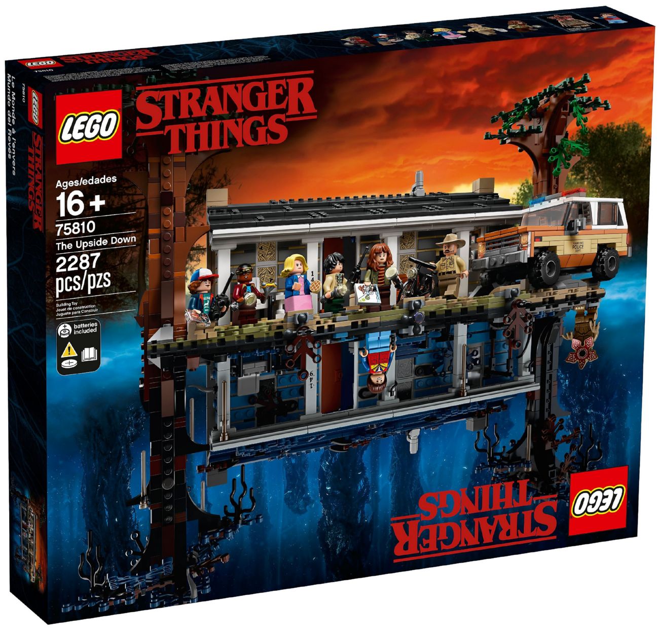 Конструктор Lego Exclusive Stranger Things Вверх ногами (75810)