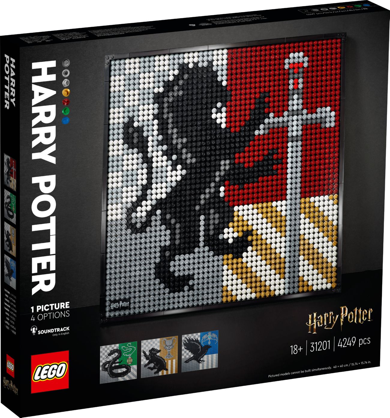 Конструктор Lego Art Гербы факультетов Хогвартса (31201)