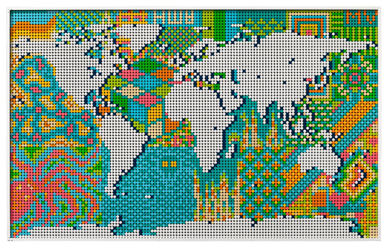 Конструктор Lego Art Карта мира (31203) - фото 2 Конструктор Lego Art Карта мира (31203) - фото 2
