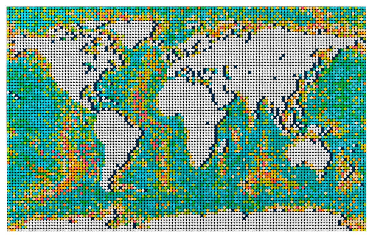 Конструктор Lego Art Карта мира (31203) - фото 3 Конструктор Lego Art Карта мира (31203) - фото 3