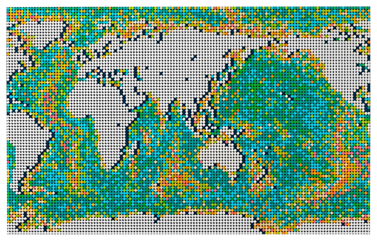 Конструктор Lego Art Карта мира (31203) - фото 4 Конструктор Lego Art Карта мира (31203) - фото 4