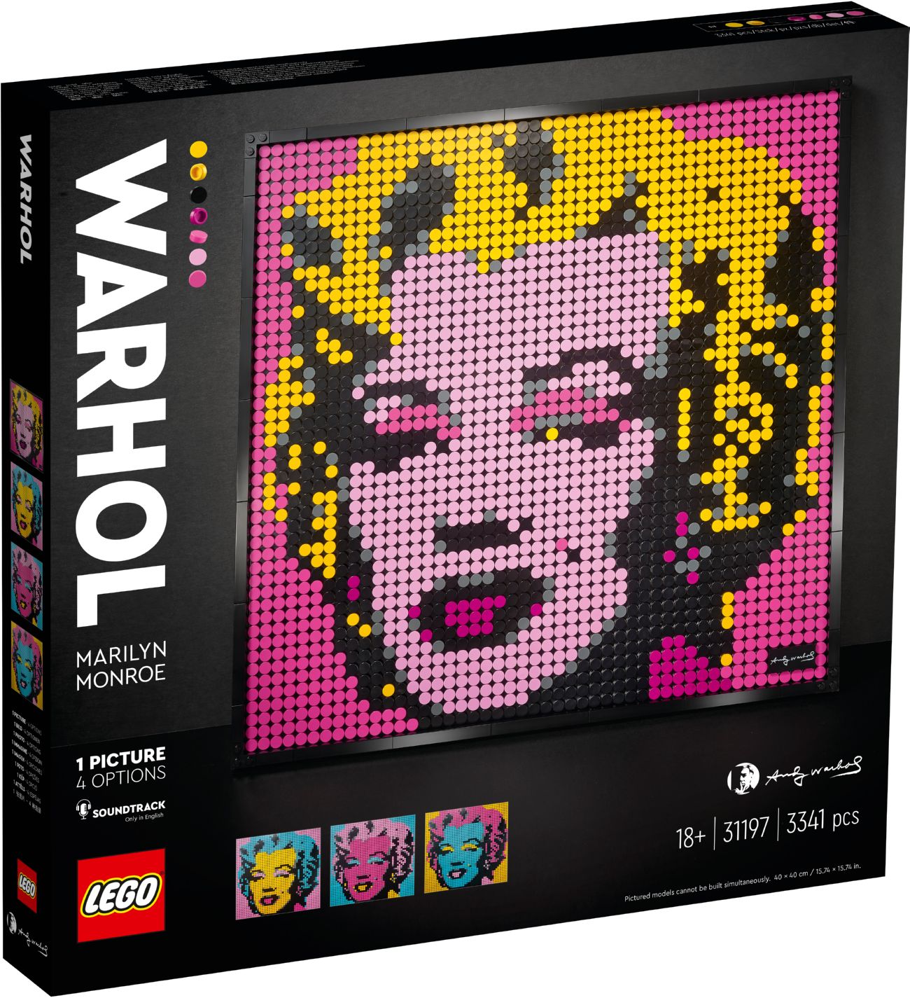 Конструктор Lego Art Мерилін Монро Енді Уорхола (31197)